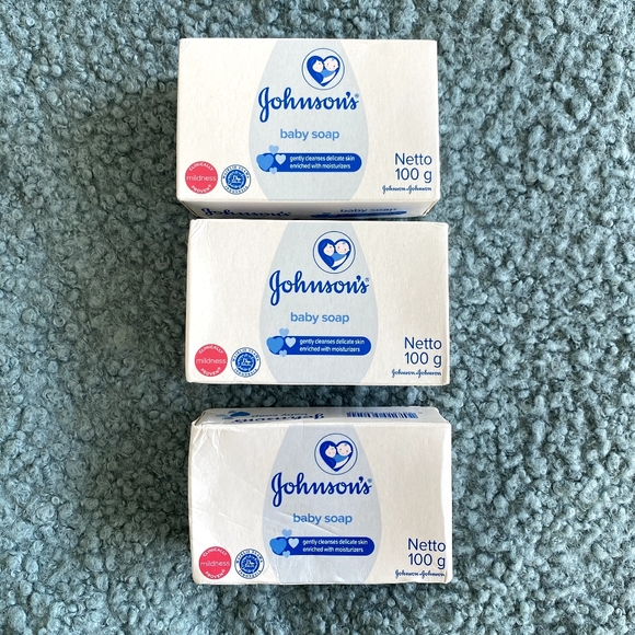 Other - Johnson's Baby Soap Gentle Moisturizing Bath 100g Pack Of 3
